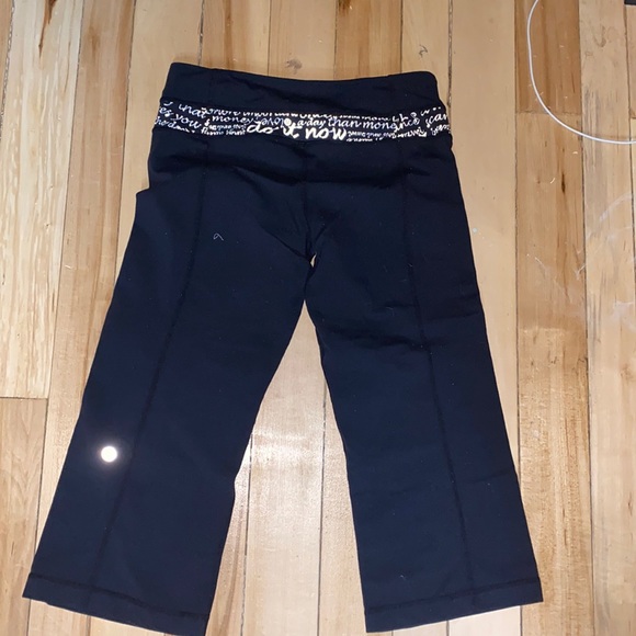 Lululemon capris flairs - Picture 2 of 4